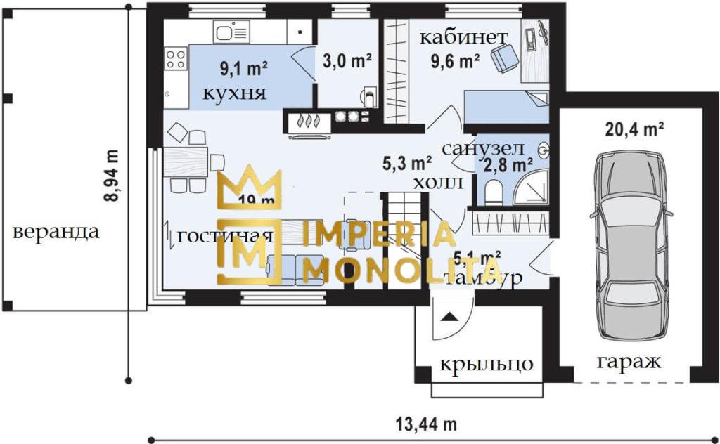 Проект дома №26. Фото №3