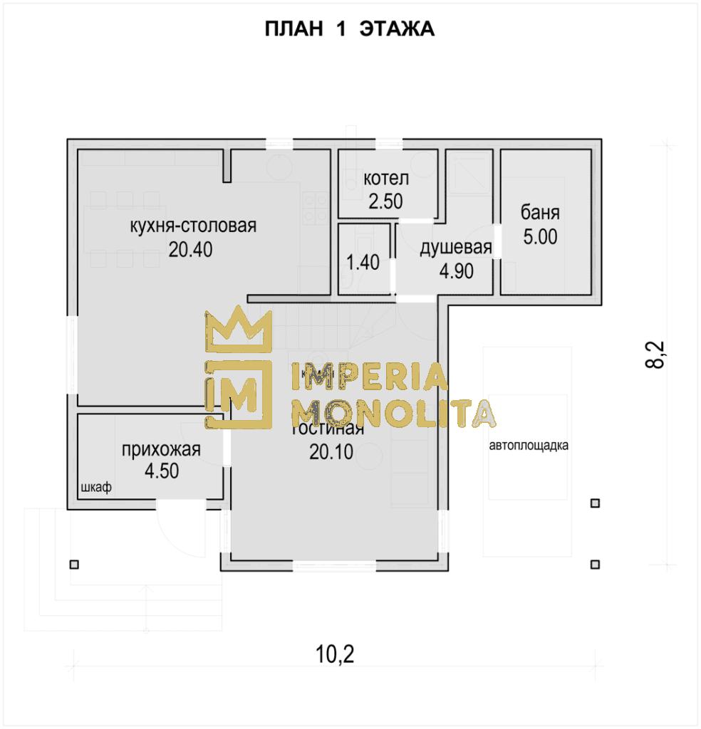 Проект дома №40. Фото №1