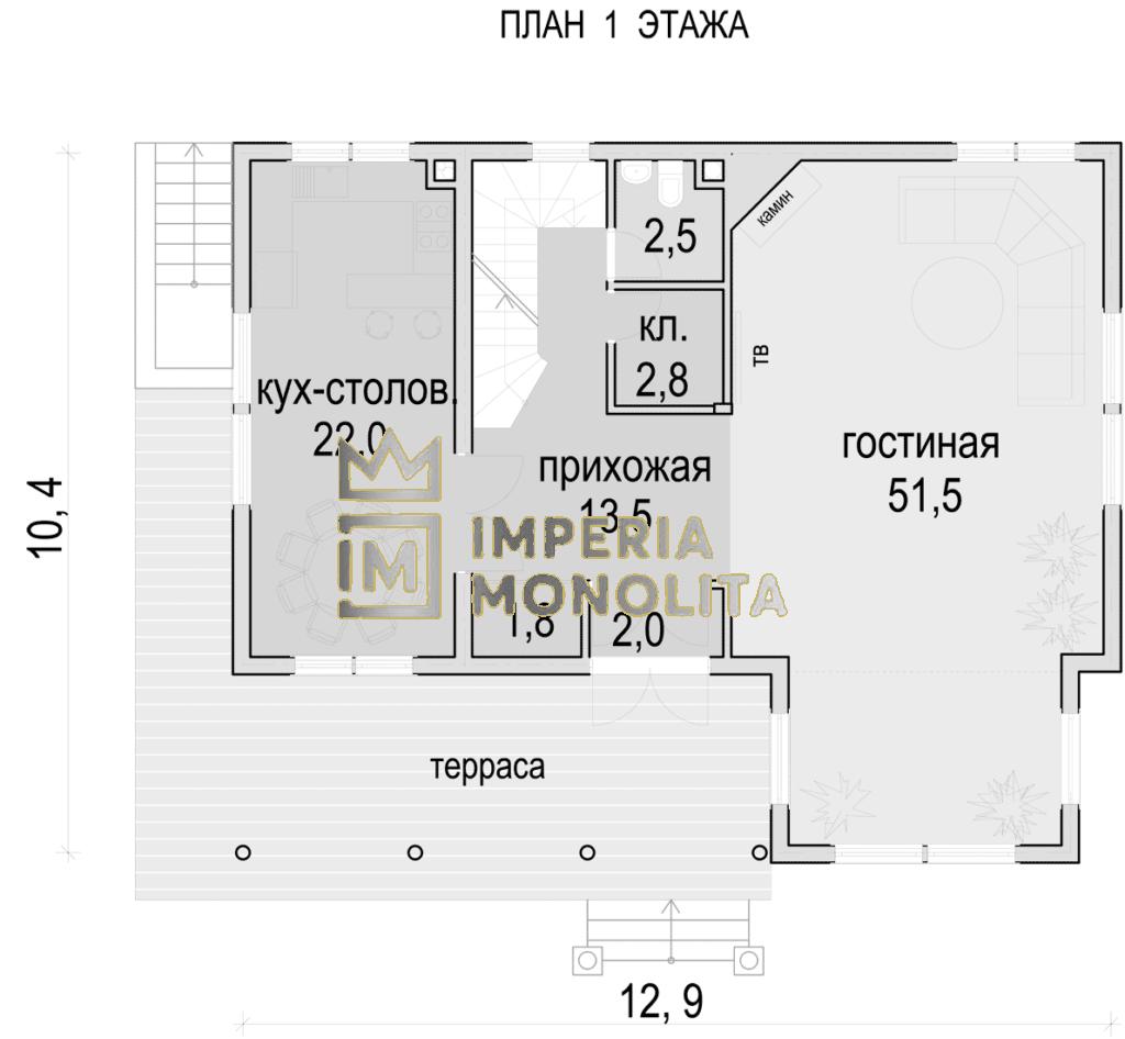 Проект дома №52. Фото №2